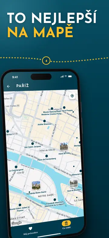 Paříž – Mapa města