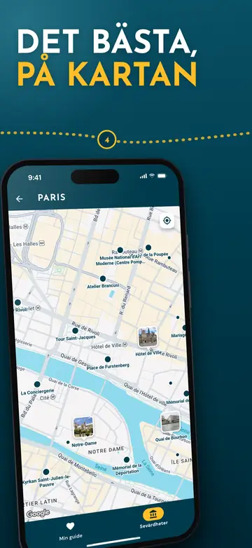 Paris – Karta över staden