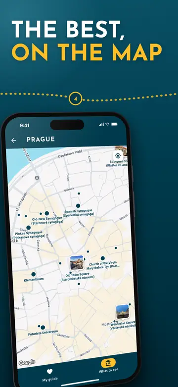 Prague – Map of the city