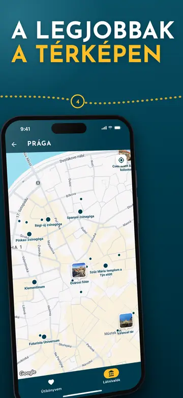Prága – A város térképe