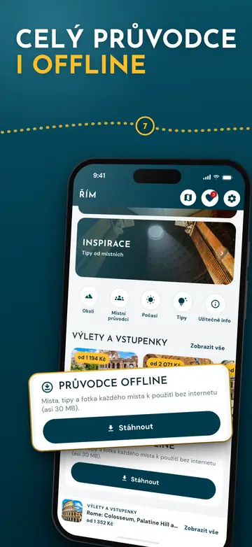 Řím – Funguje offline