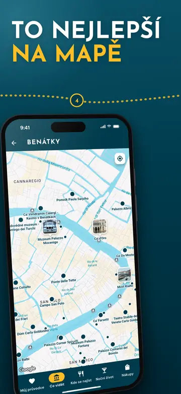 Benátky – Mapa města