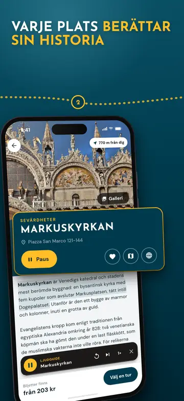 Venedig – Ljudguide på deras språk