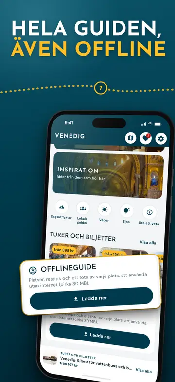 Venedig – Fungerar offline