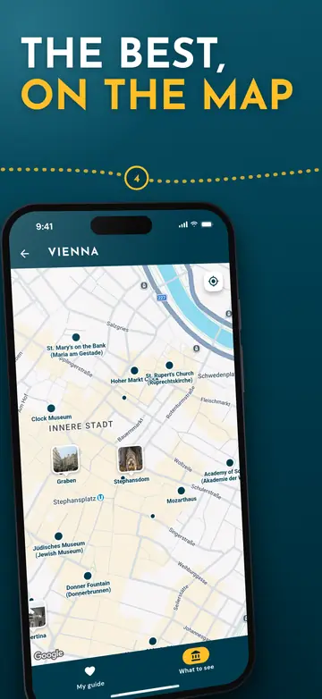 Vienna – Map of the city