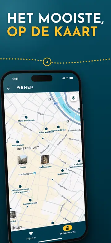 Wenen – Kaart van de stad