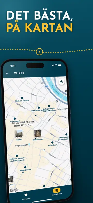 Wien – Karta över staden